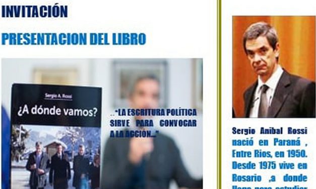 Presentación del Libro A Dónde Vamos? de Sergio Rossi