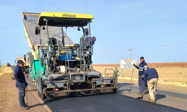 Vialidad Nacional continúa con las mejoras de la ruta 7 entre La Picasa y Rufino