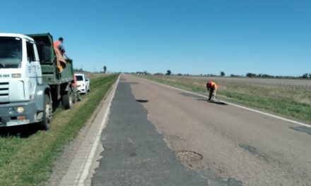 Tramo Rufino – Piedritas: «Hay pozos muy peligrosos y necesitamos que se agilice el bacheo»