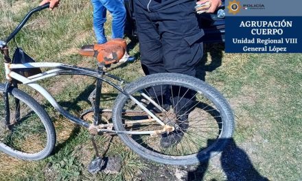 Arrestaron a un jóven por robar una bicicleta