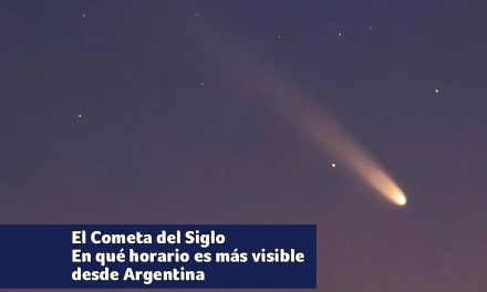 El cometa del siglo se verá desde Argentina