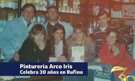 Pinturería Arco Iris Rufino celebró 30 años