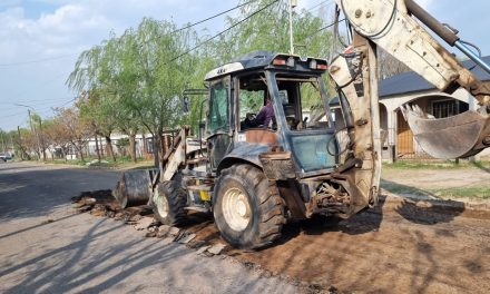 Repavimentación de calle Remedios de Escalada