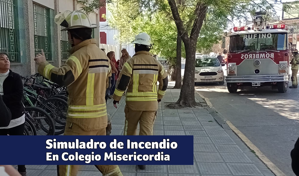 Simulacro de Incendio en el Colegio Misericordia