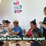 Creatividad y reciclaje en el Taller Navideño de Rosas de Papel