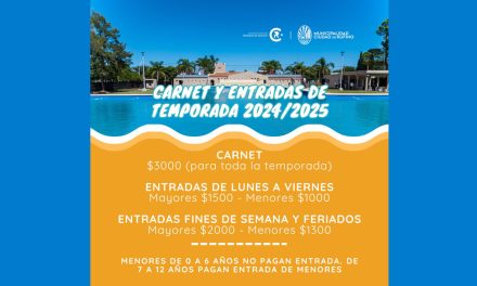 Carnet y entradas para la temporada del balneario municipal