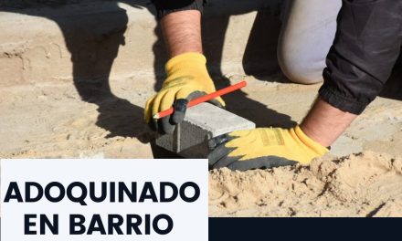 Registro de oposición a la obra de adoquinado en el Barrio El Sol