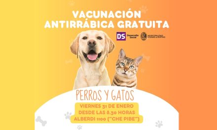 Nueva jornada de vacunación antirrábica gratuita este viernes 31