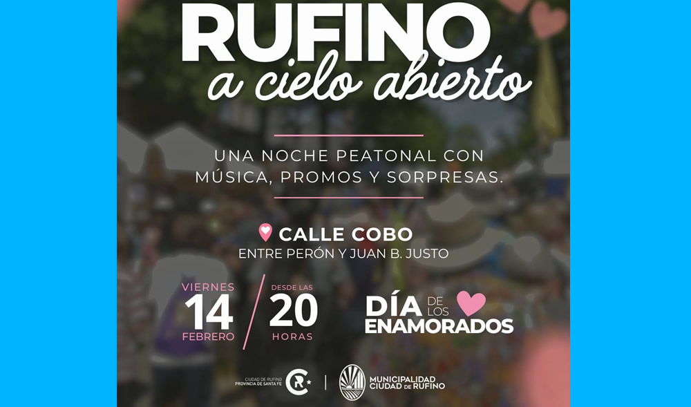 Peatonal Rufino a Cielo Abierto