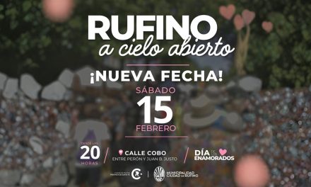 «Rufino a Cielo Abierto» el sábado 15 de febrero