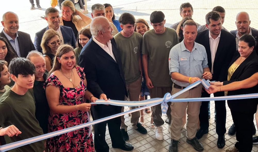 Inauguración del nuevo edificio de la Agrotécnica 335 de Rufino